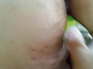 Harter Fick mit Flasche und Arsch